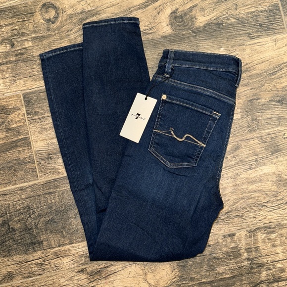 7FAMK NWT ankle skinny jean in Dian - Picture 2 of 14